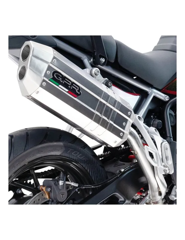 Popular ESCAPE GPR Bmw K 1200 S - R 2004/2008 Hyper Sonic Inox Sistema Homologado