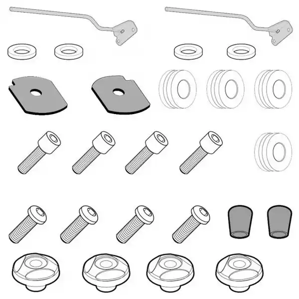 Soportes parabrisas 1117A SHi 125-150 ABS 12-16 Imprescindible (Must-Have)