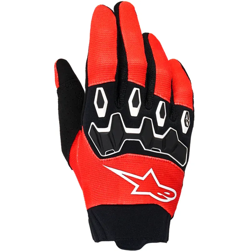 Alta Calidad Guantes Full Bore V2 Alpinestars Negro / Naranja 1-Talla-S