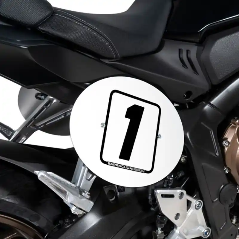 soporte porta numero barracuda honda cb650r 19- Promoción