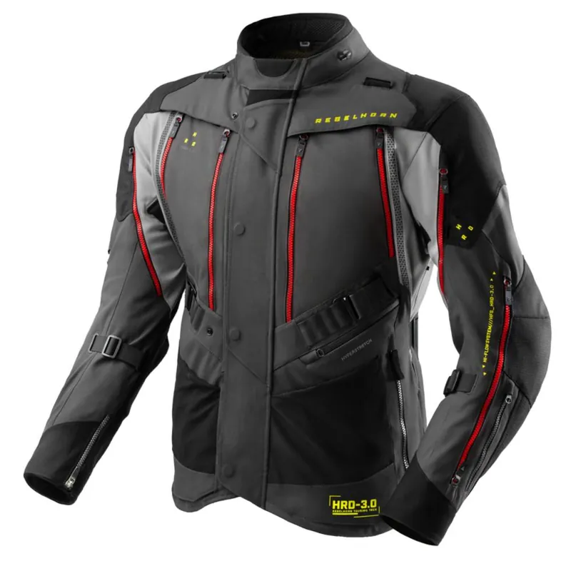 Chaqueta Rebelhorn Hardy 3.0 Negro-Antracita-Rojo Talla XS Solo Hoy