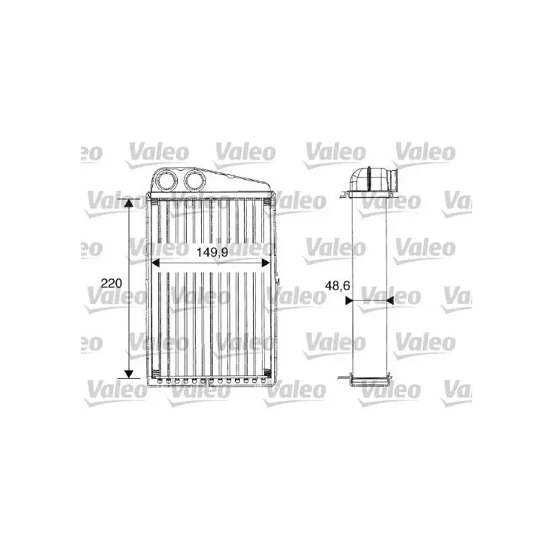 VALEO 812247 Radiador de calefacción Imprescindible (Must-Have)
