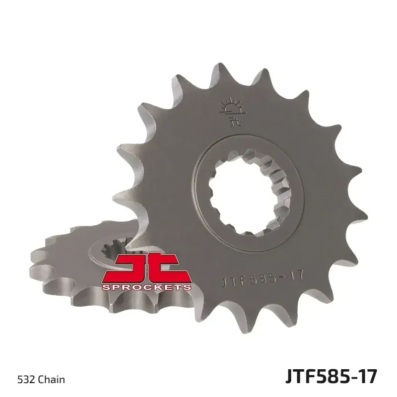 Piñón de moto JT Sprockets acero 17 dientes P.532 JTF585.17 Ordena Ya