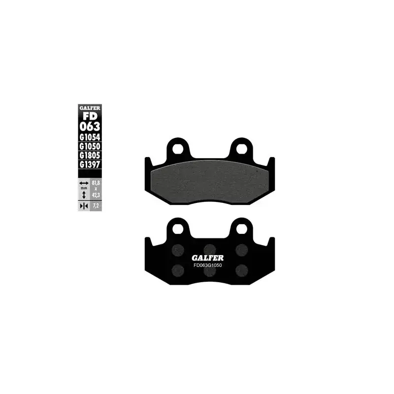 Pastillas de freno moto Galfer semi metal FD063G10 Favorito De Clientes
