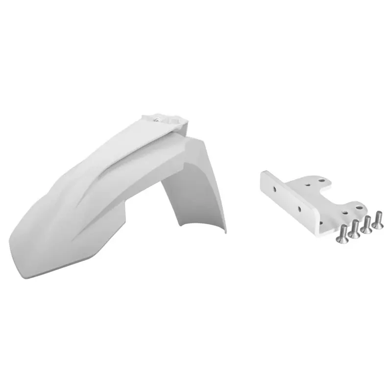 Últimas Unidades KIT GUARDABARRO DELANTERO KTM + ADAPTADOR SX/SX-F(07-12) EXC/EXC-F(08-13) Blanco