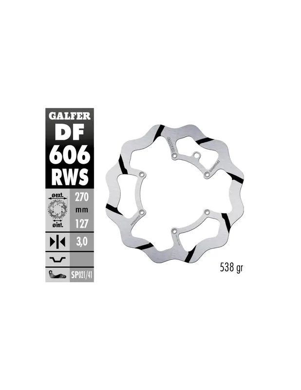 Precio Económico Disco Freno Delantero Galfer Floreado Ranurado Sobredimensionado KTM EXC/EXC-F 99-.. SX 89-.. SX-F 03-.. Husqvarna TC/TE/FC/FE 1